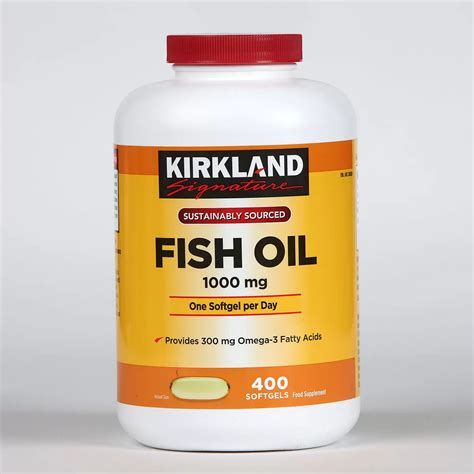 costco kirkland signature fish oil.